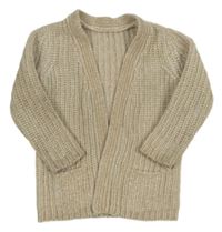 Béžový žinylkový cardigan George