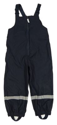 Tmavomodré nepromokavé laclové kalhoty Topomini