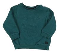 Tmavozelená mikina s 3D tygrem F&F