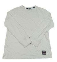 Smetanové triko s nášivkou C&A