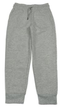 Světlešedé melírované prošívané tepláky Primark