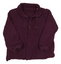 Vínový prepínaci sveter M&S