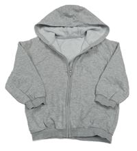 Sivá melírovaná prepínaci mikina s kapucňou George