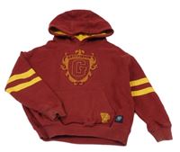 Vínová mikina s 3D erbem a kapucí - Harry Potter M&S