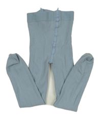 Světlemodré punčocháče H&M