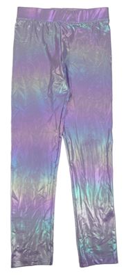 Lila metalické legíny H&M