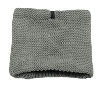 Šedý pletený/fleecový nákrčník