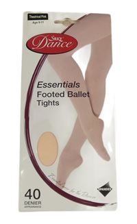 Nové - meruňkové baletní silonky 