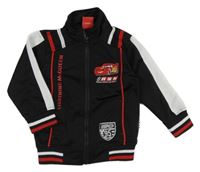 Čierno-biela športová prepínaci mikina s Cars