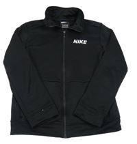 Černá sportovní propínací mikina s logem Nike