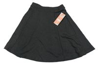 Nové - sivá kolová sukňa F&F