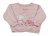 Ružová mikina s Peppou a Suzie Matalan
