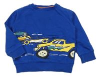 Tmavomodrá mikina s autami F&F