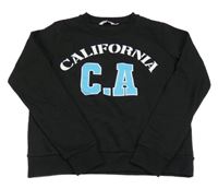 Čierna mikina s nápisom