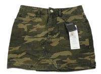 Nové - Army rifľová sukňa New Look
