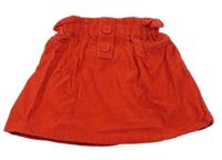 Červená menšestrová sukňa Tchibo