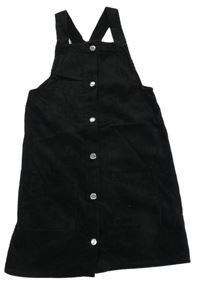 Čierne menšestrové prepínaci šaty Denim Co.