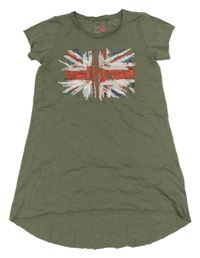 Khaki tunika s vlajkou Alive