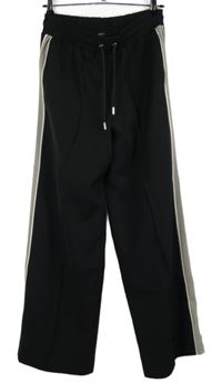 Dámské černé teplákové kalhoty s pruhy Next 