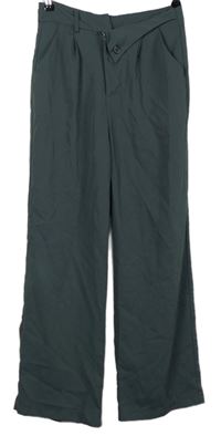 Dámské tmavošedé volné kalhoty Dazy 