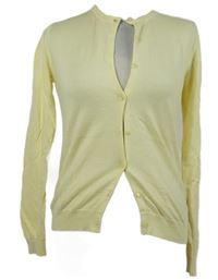 Dámský žlutý propínací lehký svetr UniQlo 