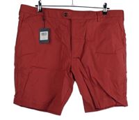 Nové - Pánské malinové lněné chino kraťasy Charles Tyrwhite 