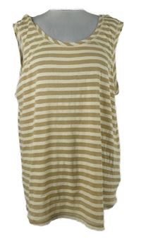 Dámsky béžovo-smotanový pruhovaný top Next