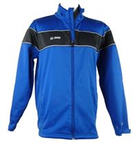 Pánská safírovo-černá softshellová sportovní bunda s logem Jako 