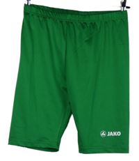 Dámské zelené sportovní elastické kraťasy Jako 