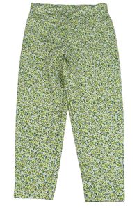 Bílé květinové sportovní capri legíny Primark