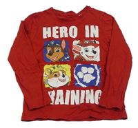 Červené triko s Paw Patrol Nickelodeon