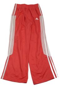 Růžové sportovní kalhoty s logem Adidas