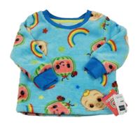 Nové - modrá chlpatá mikina s Cocomelon Dunnes