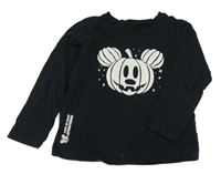 Čierne tričko s tekvicou Disney