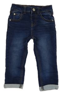 Tmavomodré teplákové rifle Mothercare