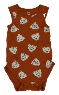 Hnedé body s levharty C&A