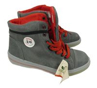 Nové - Dámské šedé kotníčkové semišové boty Elten vel. 39