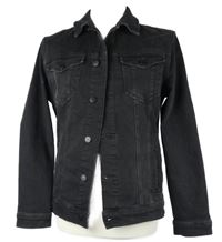 Pánska antracitová rifľová bunda Mavi