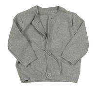 Šedý propínací svetr Mothercare