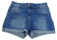 Modré rifľové kraťasy Denim Co.