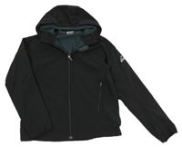 Černá softshellová bunda s kapucí McKinley