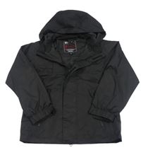 Černá šusťáková funkční bunda s kapucí Mountain Warehouse