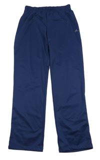 Tmavomodré sportovní funkční teplákové kalhoty Domyos 