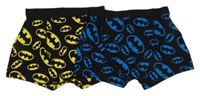 2x černo-barevné boxerky - Batman 