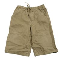 Hnedé plátenné rolovacieé nohavice