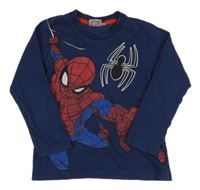 Tmavomodré triko se Spidermanem Marvel