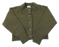 Khaki prepínaci crop sveter Primark