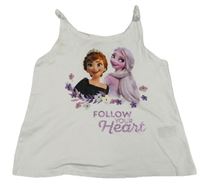 Bílý top s Frozen H&M