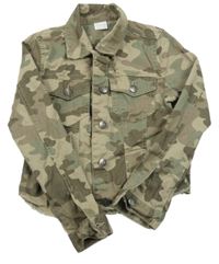 Béžovo-khaki army rifľová crop bunda F&F