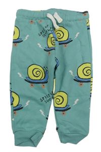 Mátové tepláky se šneky F&F